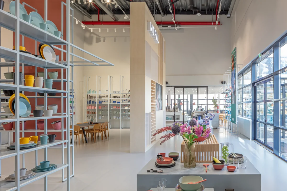 Mepal kantoorpand, interne showroom